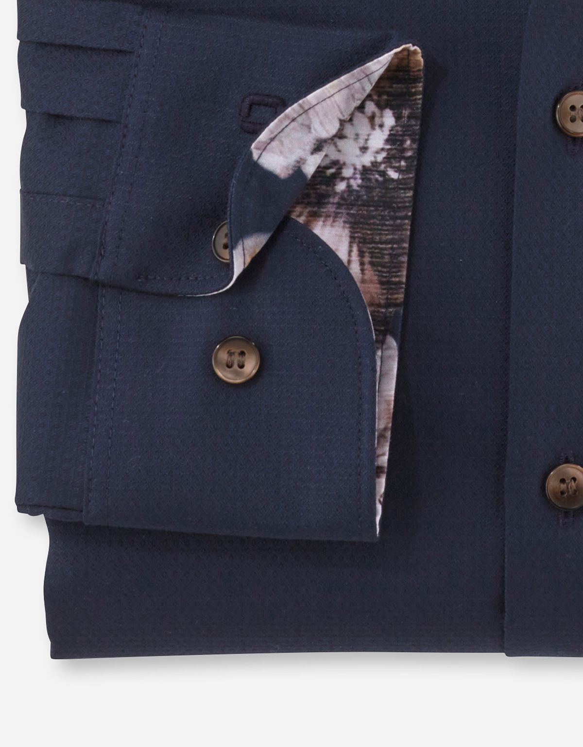 Рубашка мужская синяя OLYMP Level Five, body fit, фактурная | купить в интернет-магазине Olymp-Men