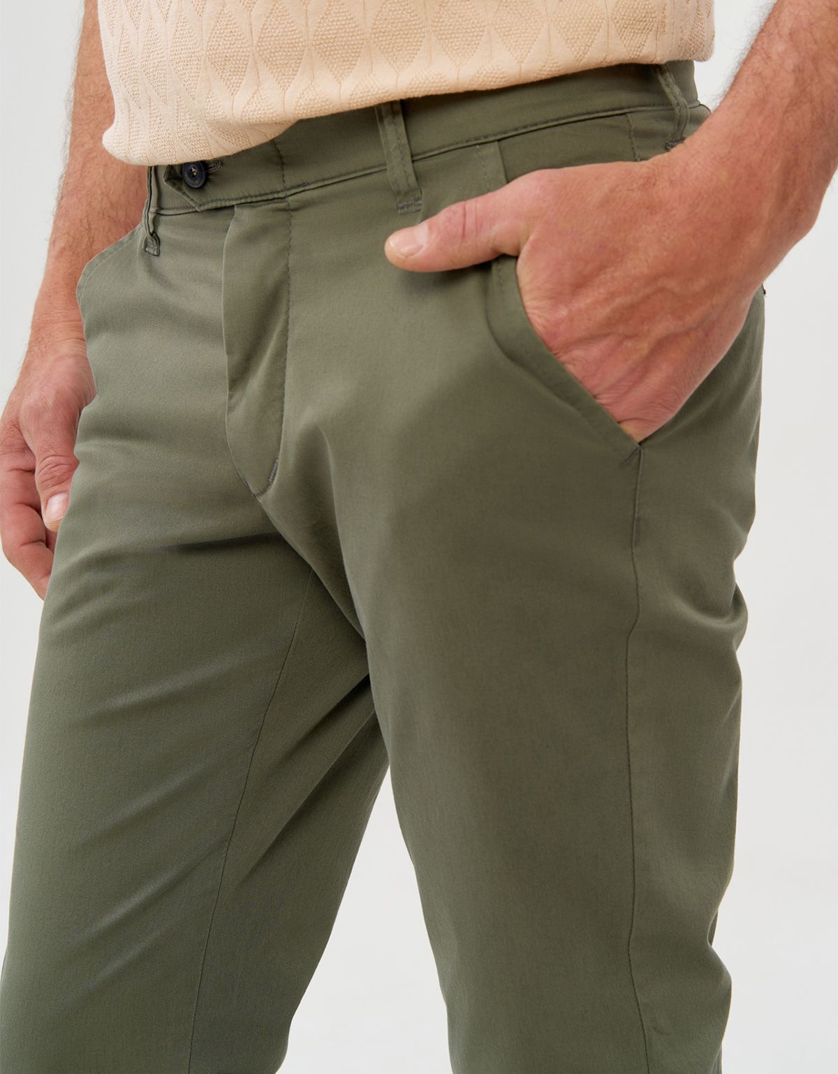 Брюки чинос зелёные мужские Club of Comfort | купить в интернет-магазине Olymp-Men