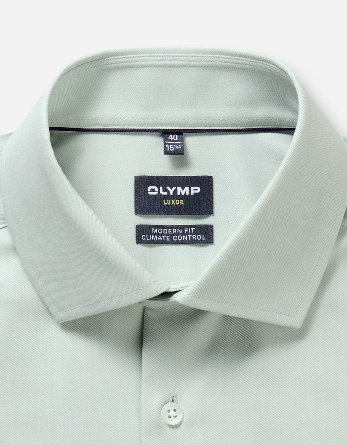 Сорочка зелёная климат-контроль OLYMP, modern fit на высокий рост | купить в интернет-магазине Olymp-Men