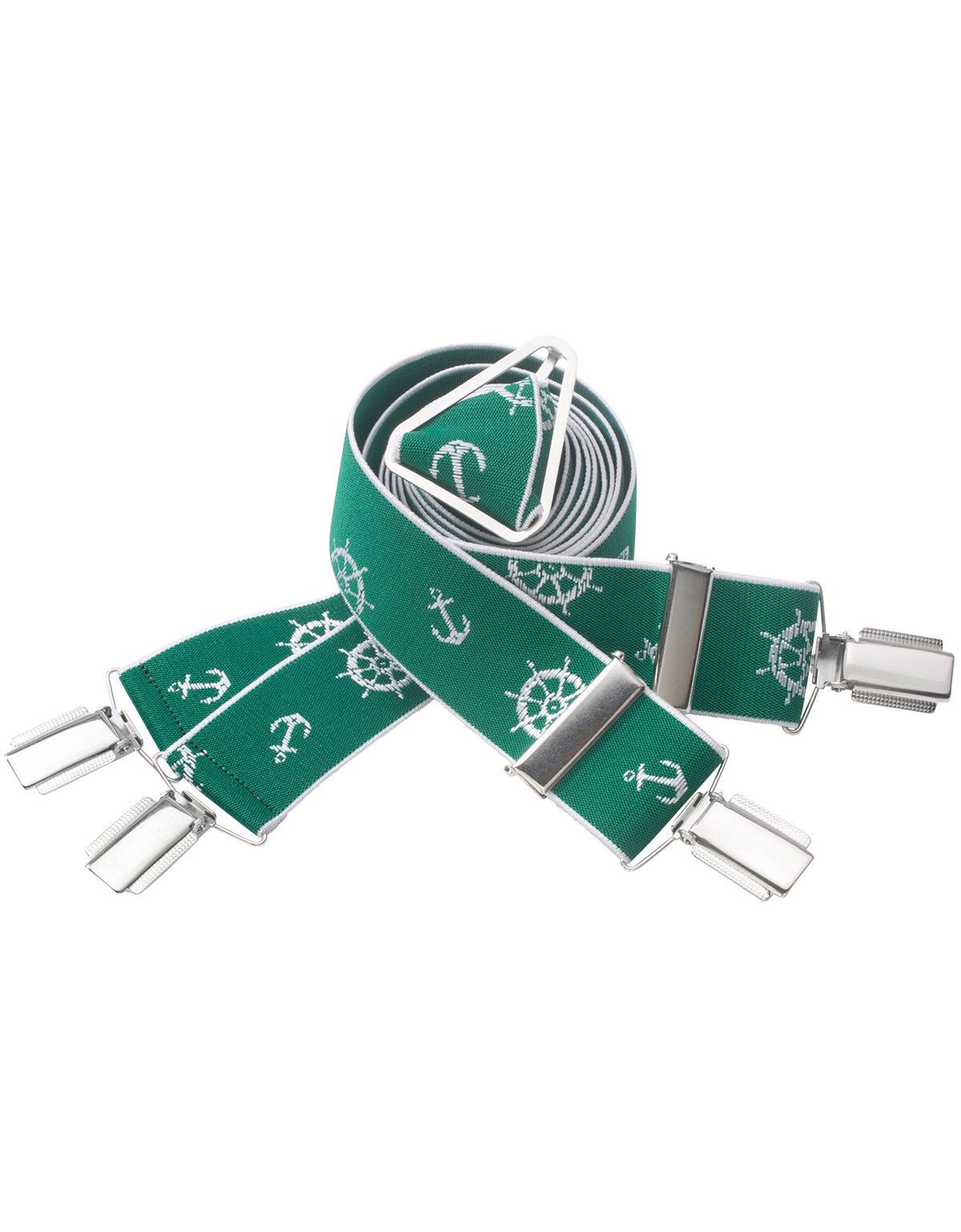 Мужские подтяжки с рисунком якорь+штурвал | купить в интернет-магазине Olymp-Men