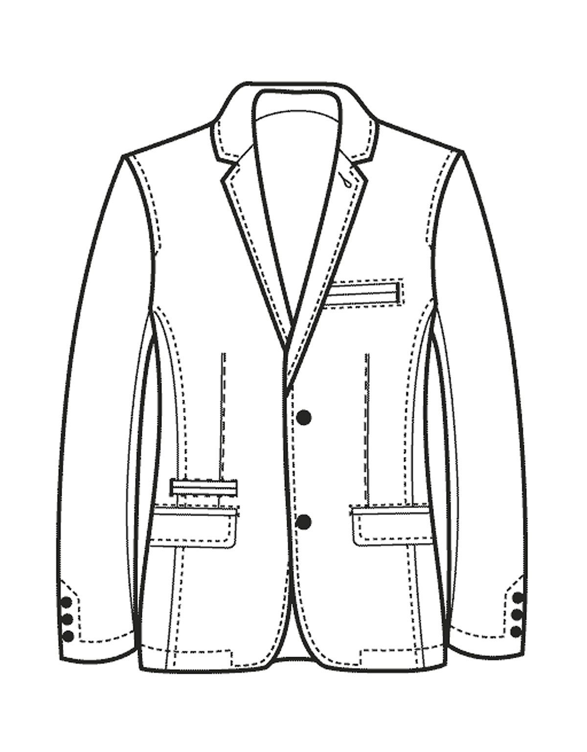 Пиджак льняной синий w.Wegener, 2 шлицы | купить в интернет-магазине Olymp-Men