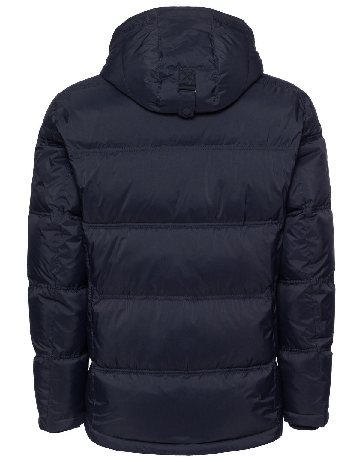 Стеганый пуховик средней длины с фигурным низом | купить в интернет-магазине Olymp-Men