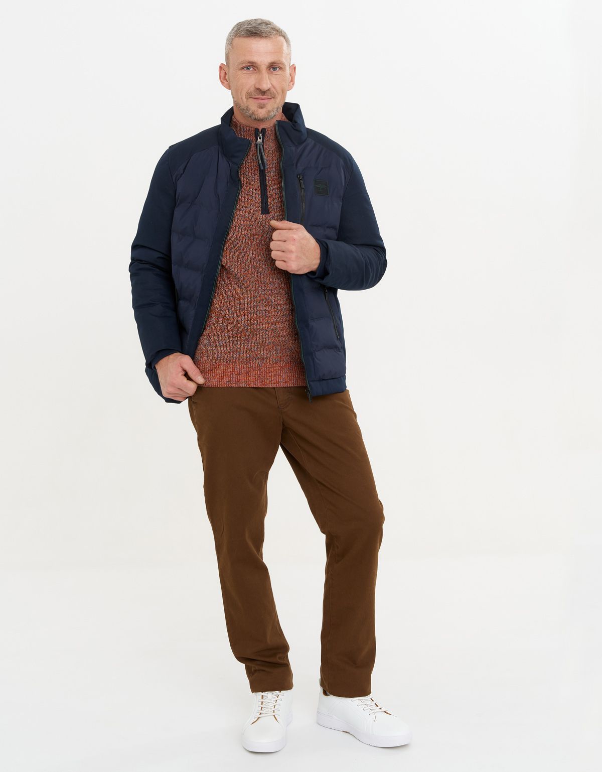 Брюки мужские коричневые хлопковые Club Of Comfort | купить в интернет-магазине Olymp-Men