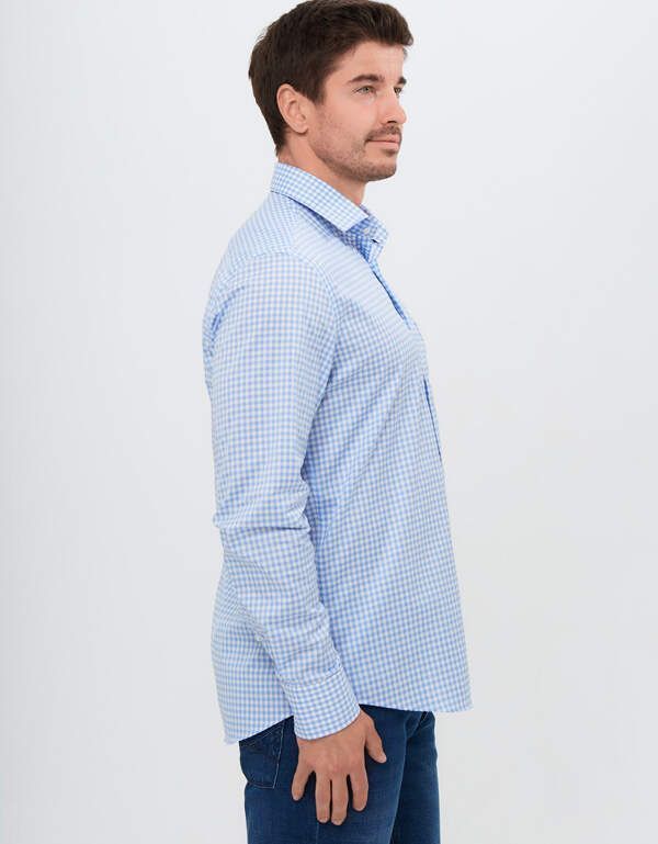 Рубашка мужская в клетку PLATIN, regular fit | интернет-магазин Olymp-Men