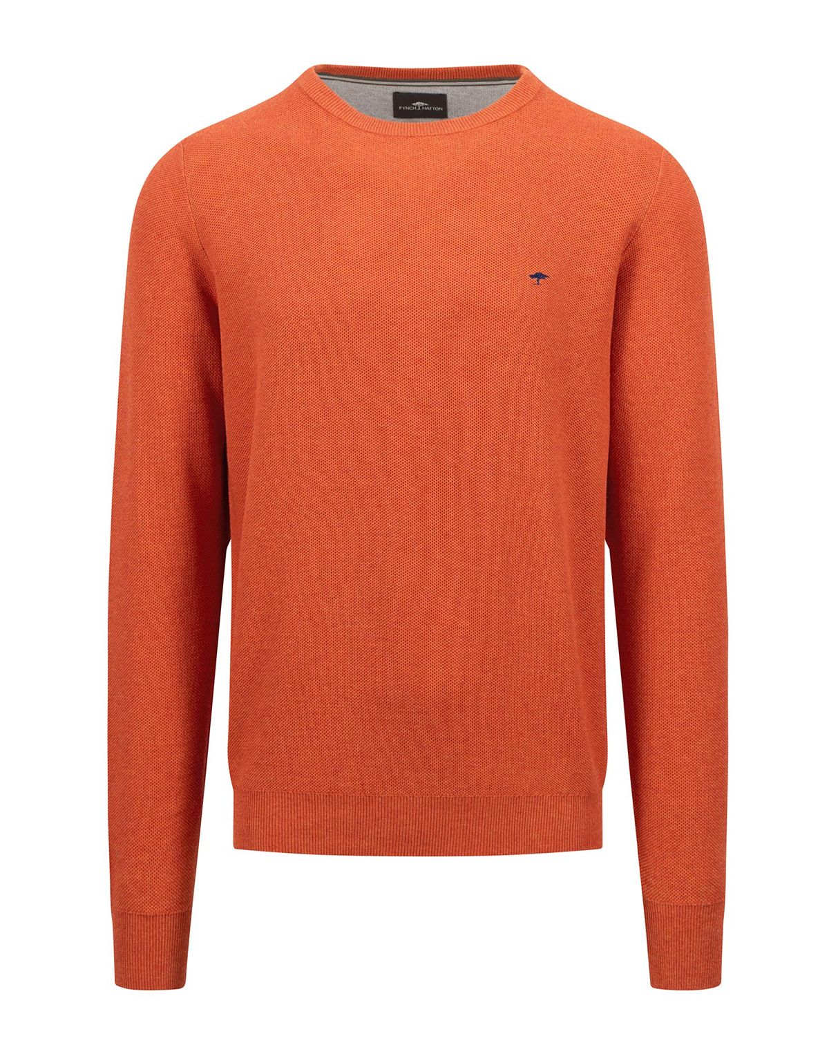 Джемпер мужской хлопковый Fynch-Hatton[ОРАНЖЕВЫЙ]