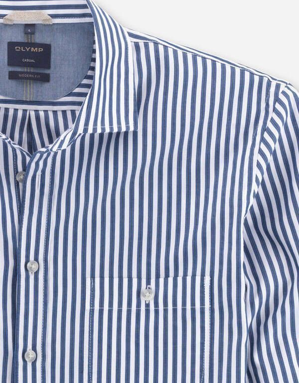 Рубашка мужская в полоску OLYMP Casual, modern fit | купить в интернет-магазине Olymp-Men