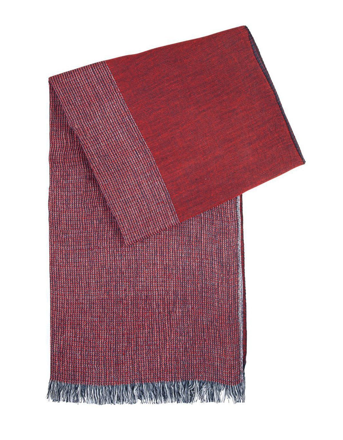 Шарф мужской Lindenmann в красную полоску | купить в интернет-магазине Olymp-Men