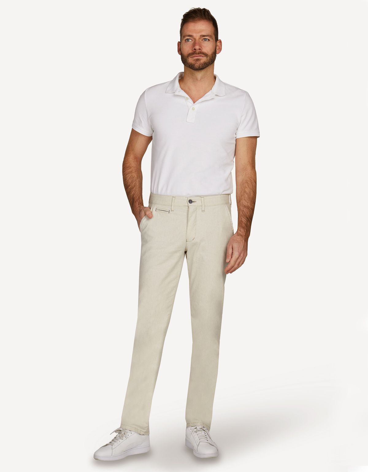 Брюки светлые мужские Club Of Comfort из льна и хлопка | купить в интернет-магазине Olymp-Men