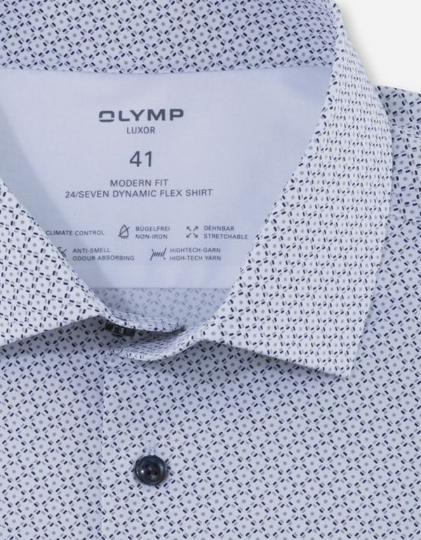 Рубашка климат-контроль OLYMP Luxor 24/7, modern fit, рост до 176 | купить в интернет-магазине Olymp-Men