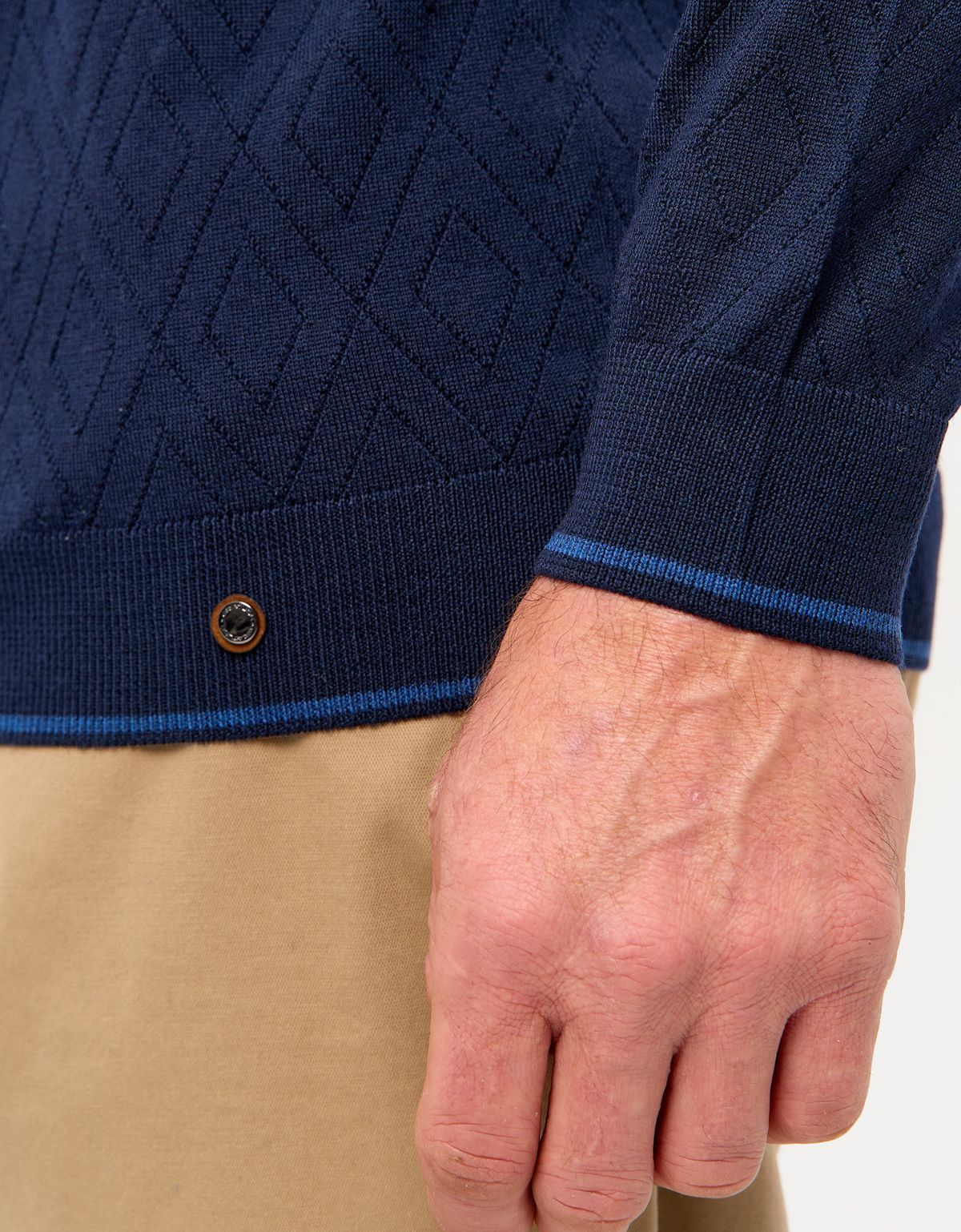 Поло с длинным рукавом Gratude на молнии | купить в интернет-магазине Olymp-Men