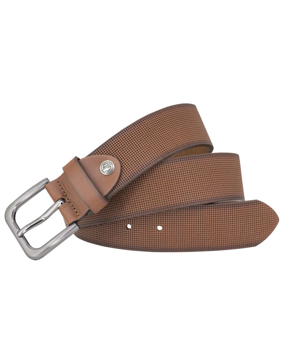 Ремень Lindenmann с тиснением, под джинсы мужские | купить в интернет-магазине Olymp-Men