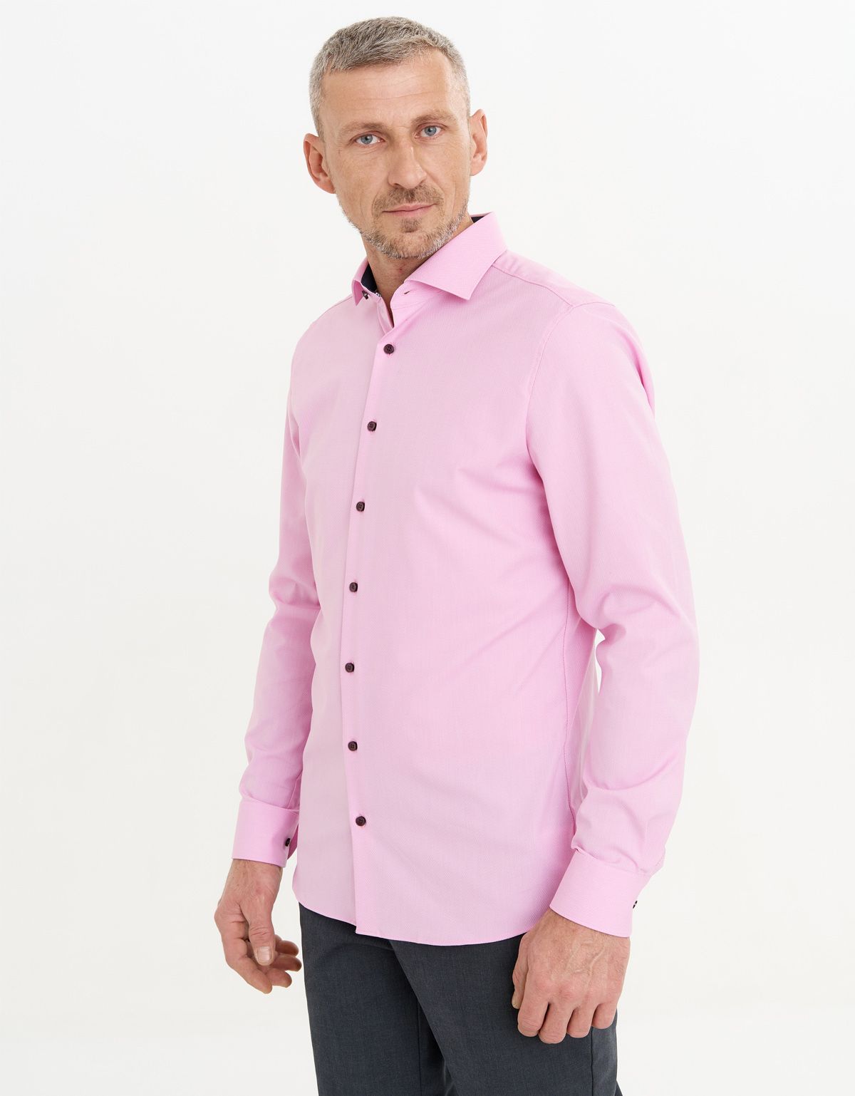 Рубашка мужская с длинным рукавом OLYMP 24/7, климат-контроль, body fit | купить в интернет-магазине Olymp-Men