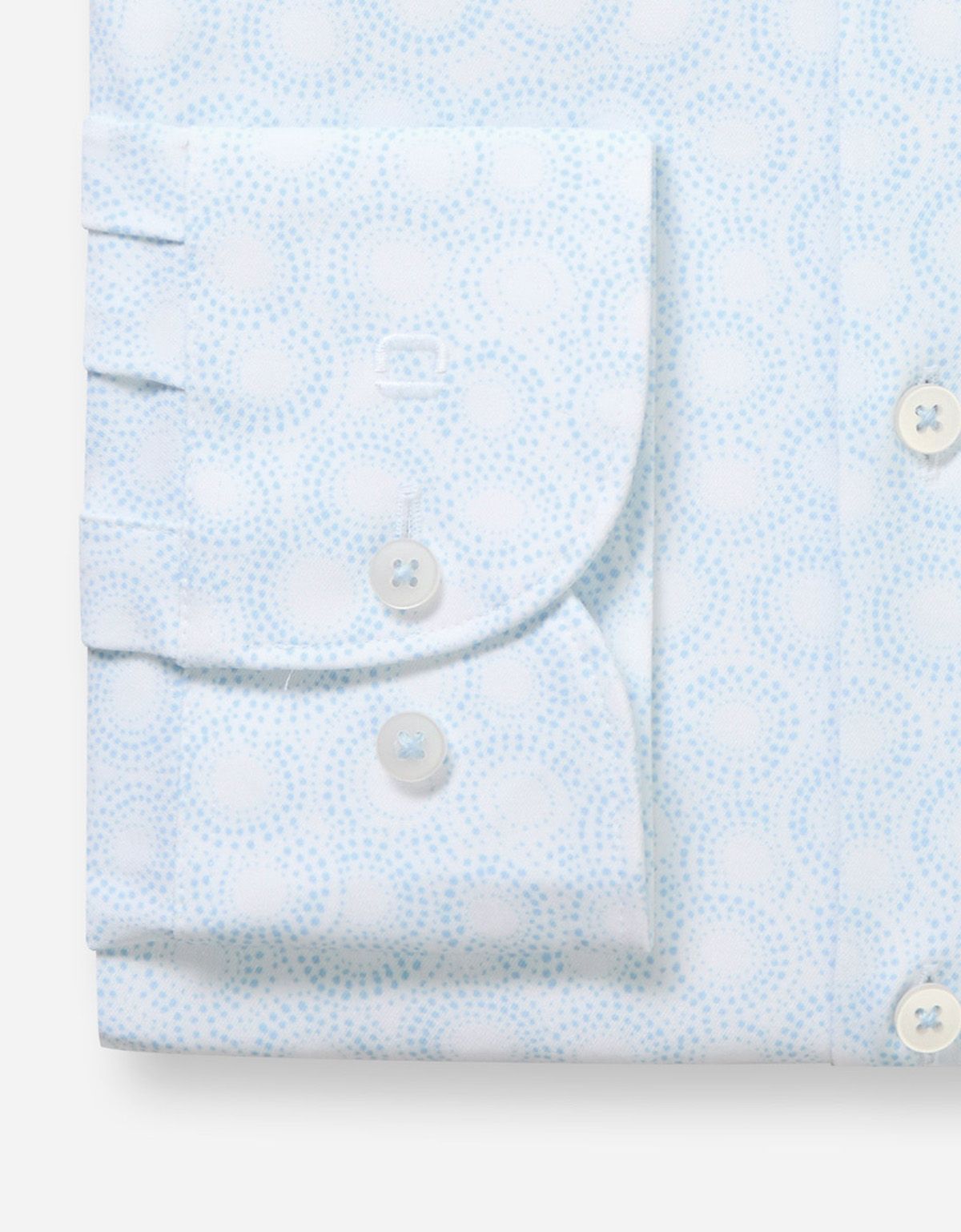 Рубашка с голубым рисунком OLYMP, климат-контроль, body fit | купить в интернет-магазине Olymp-Men