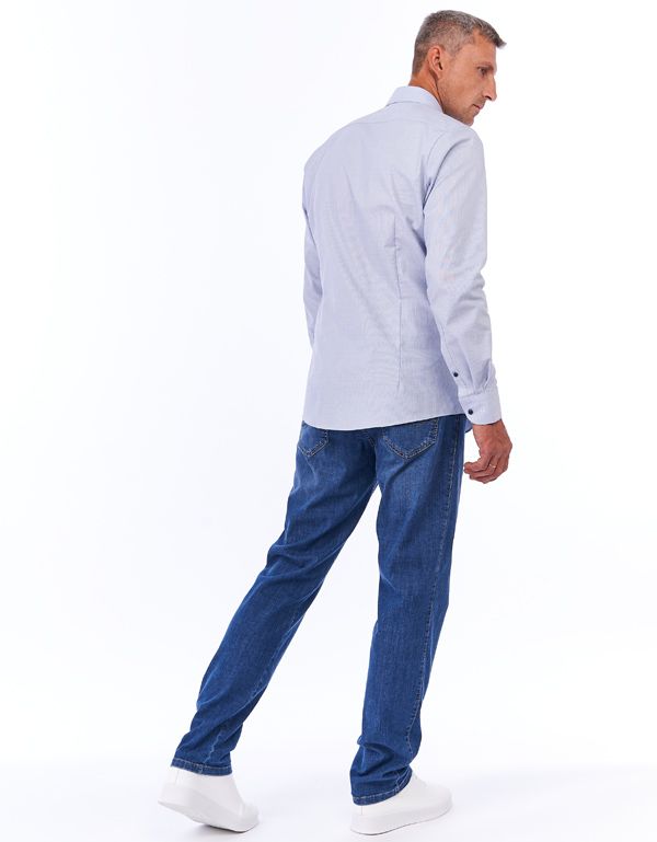 Рубашка классическая мужская OLYMP с длинным рукавом, body fit | купить в интернет-магазине Olymp-Men