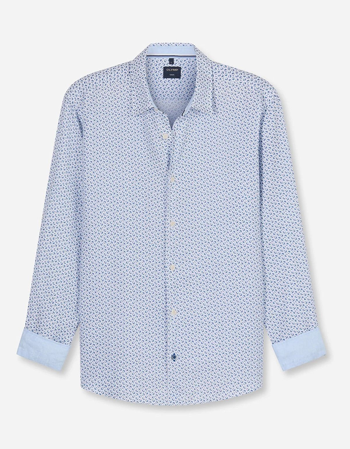 Рубашка льняная с длинным рукавом OLYMP | купить в интернет-магазине Olymp-Men