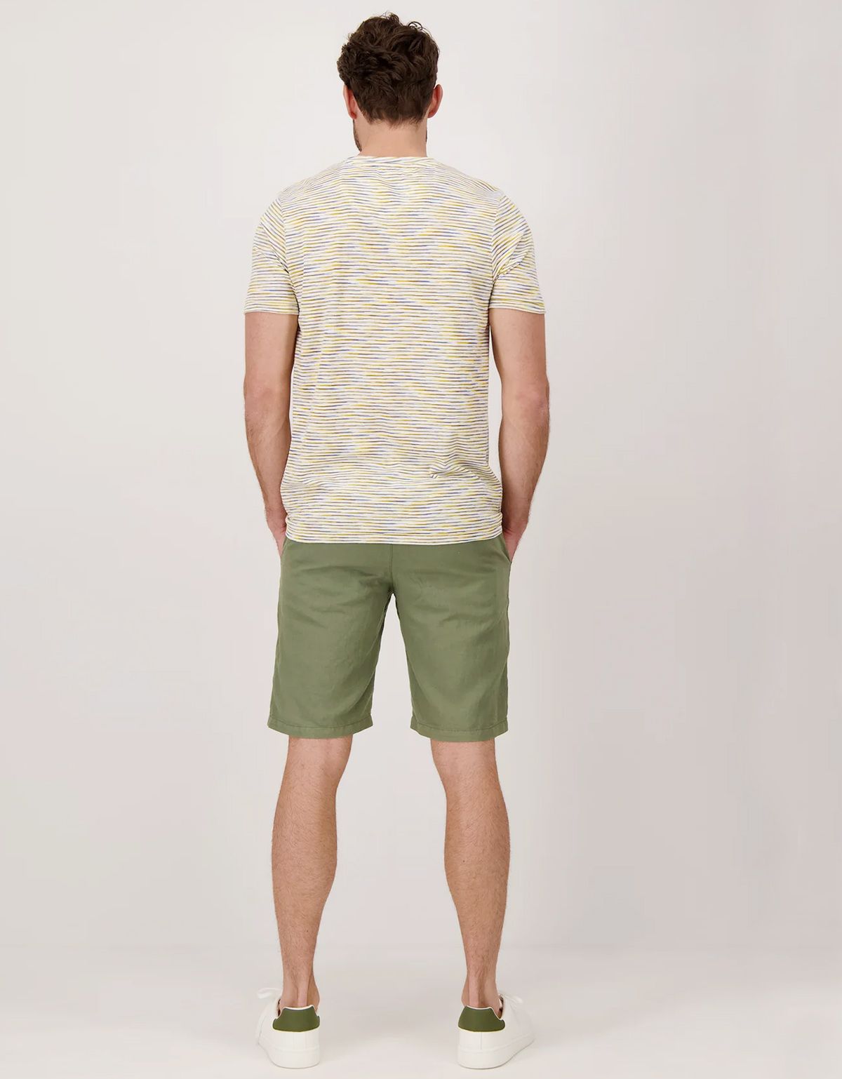 Футболка мужская в жёлтую полоску Fynch-Hatton | купить в интернет-магазине Olymp-Men