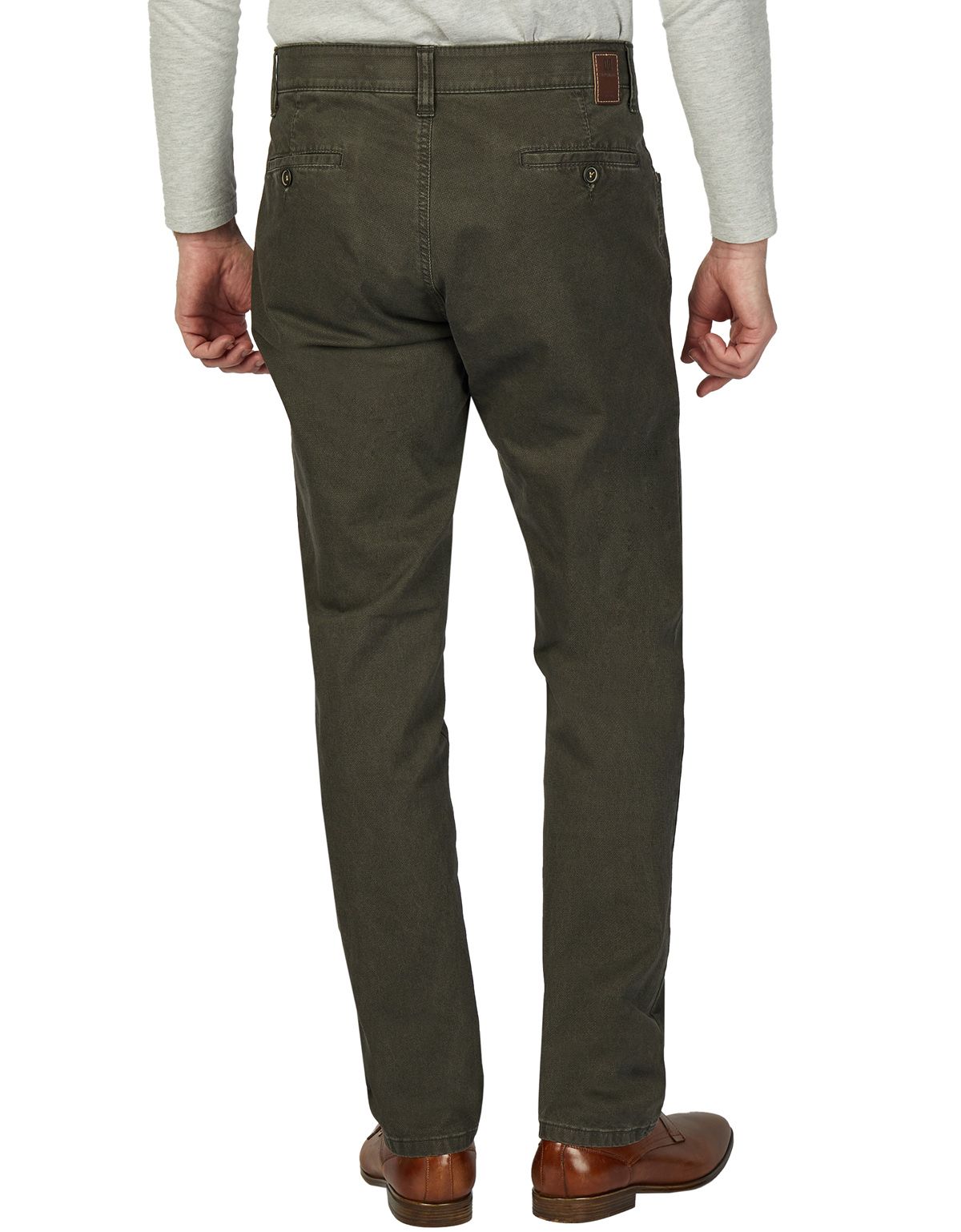 Брюки мужские зеленые Club Of Comfort, 5 карманов, прямые, мод.Marvin | купить в интернет-магазине Olymp-Men