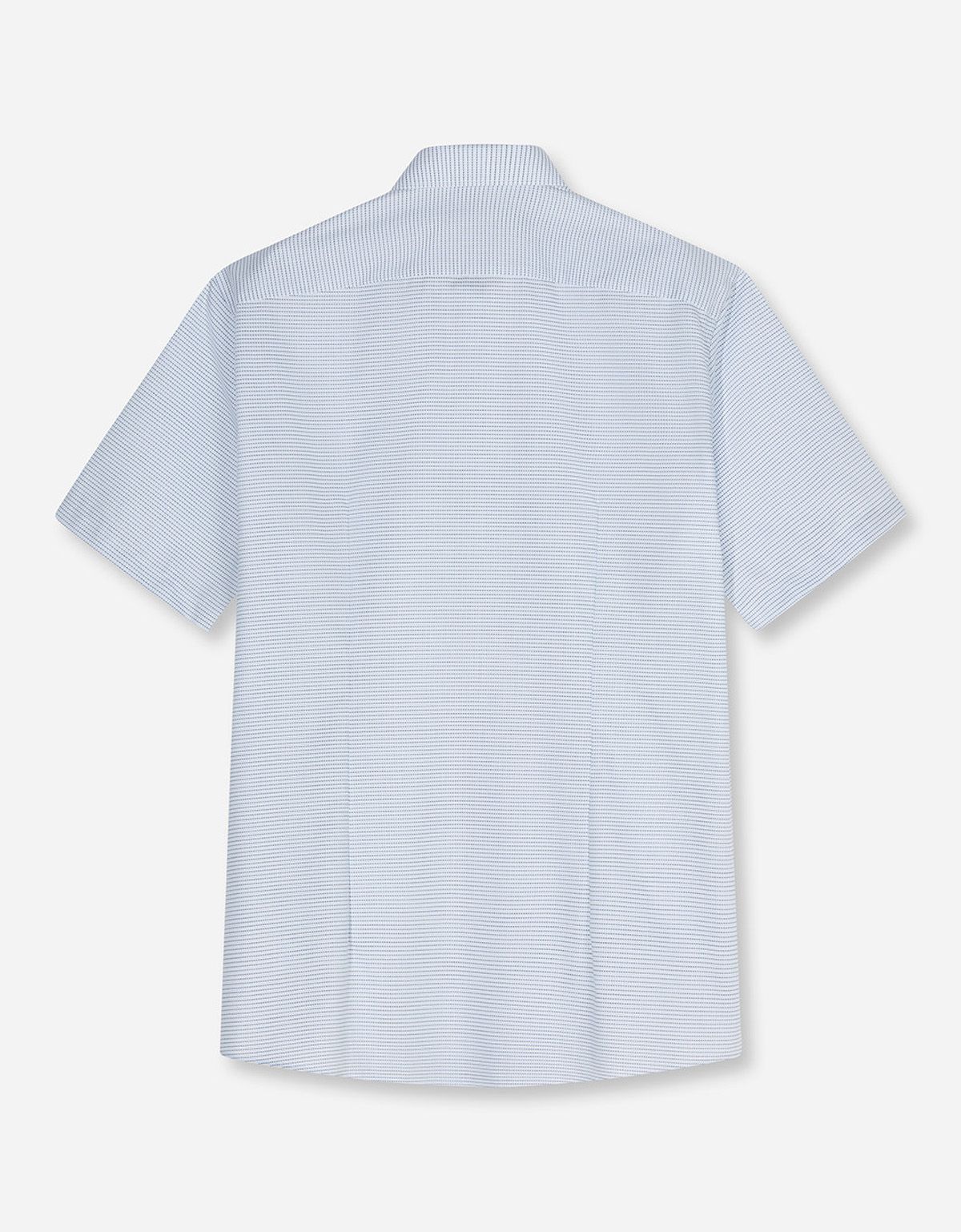 Рубашка с голубым принтом Olymp, модерн фит