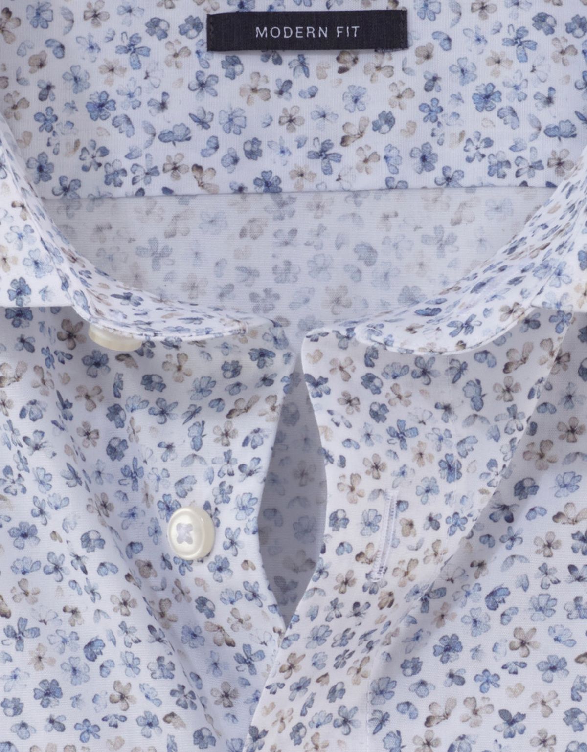 Рубашка мужская с цветочным принтом OLYMP Luxor, modern fit | купить в интернет-магазине Olymp-Men