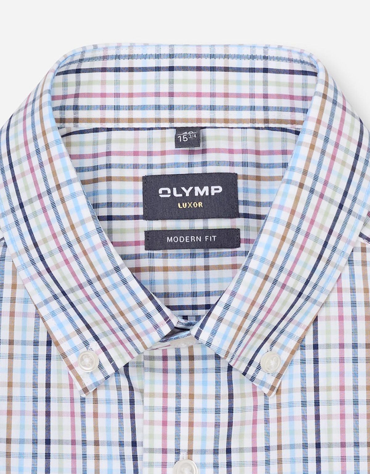 Рубашка мужская в клетку OLYMP Luxor, modern fit