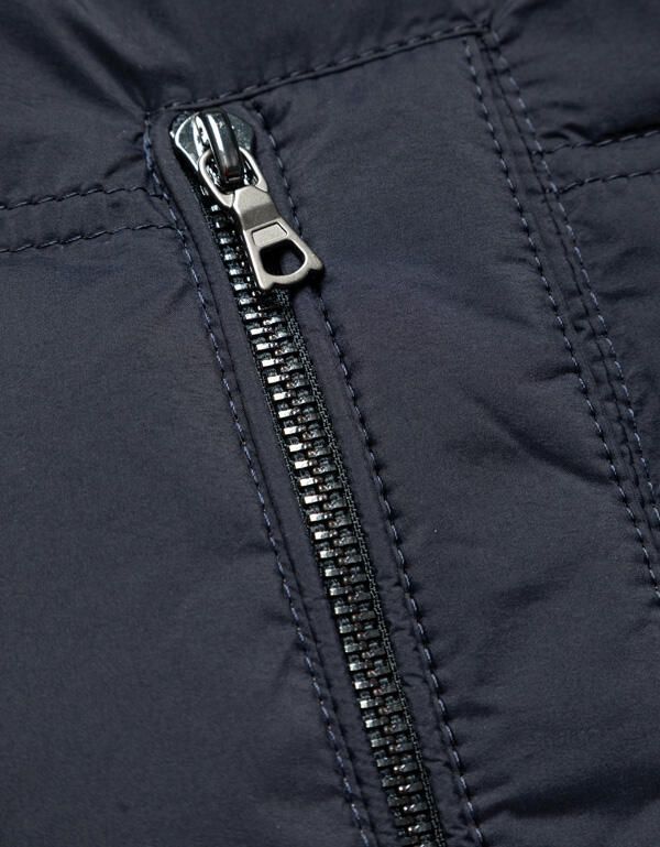 Стеганый пуховик средней длины с фигурным низом | купить в интернет-магазине Olymp-Men