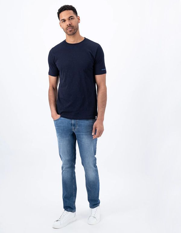 Футболка мужская синяя Fynch-Hatton однотонная | купить в интернет-магазине Olymp-Men