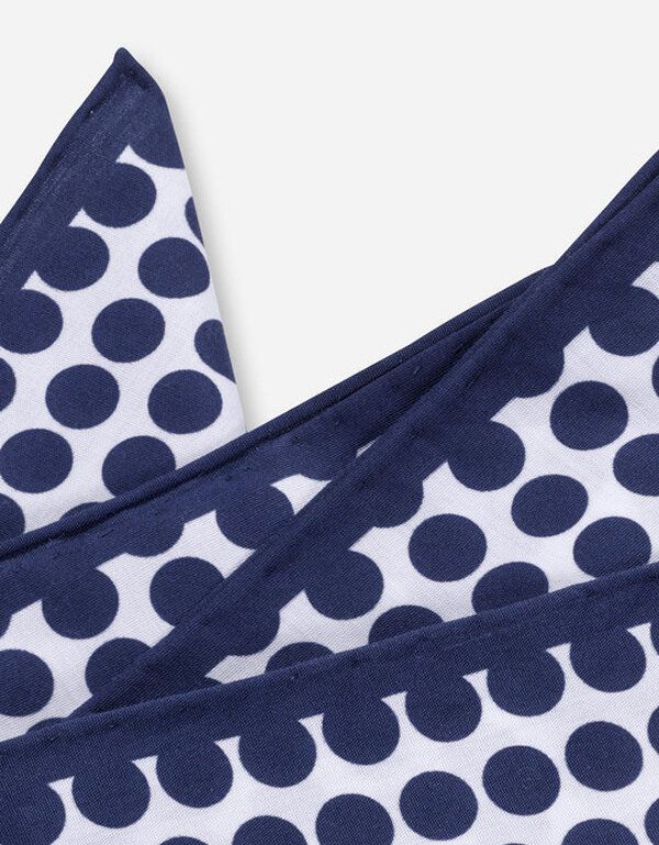 Платок в карман пиджака синий горох Olymp | купить в интернет-магазине Olymp-Men