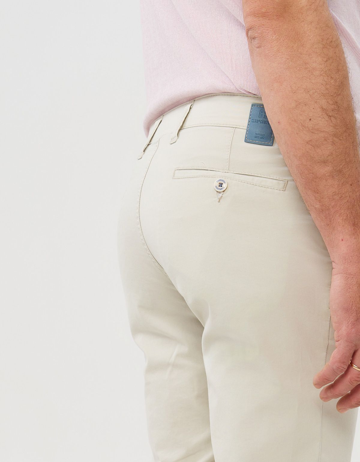 Брюки чинос светлые мужские Club of Comfort | купить в интернет-магазине Olymp-Men