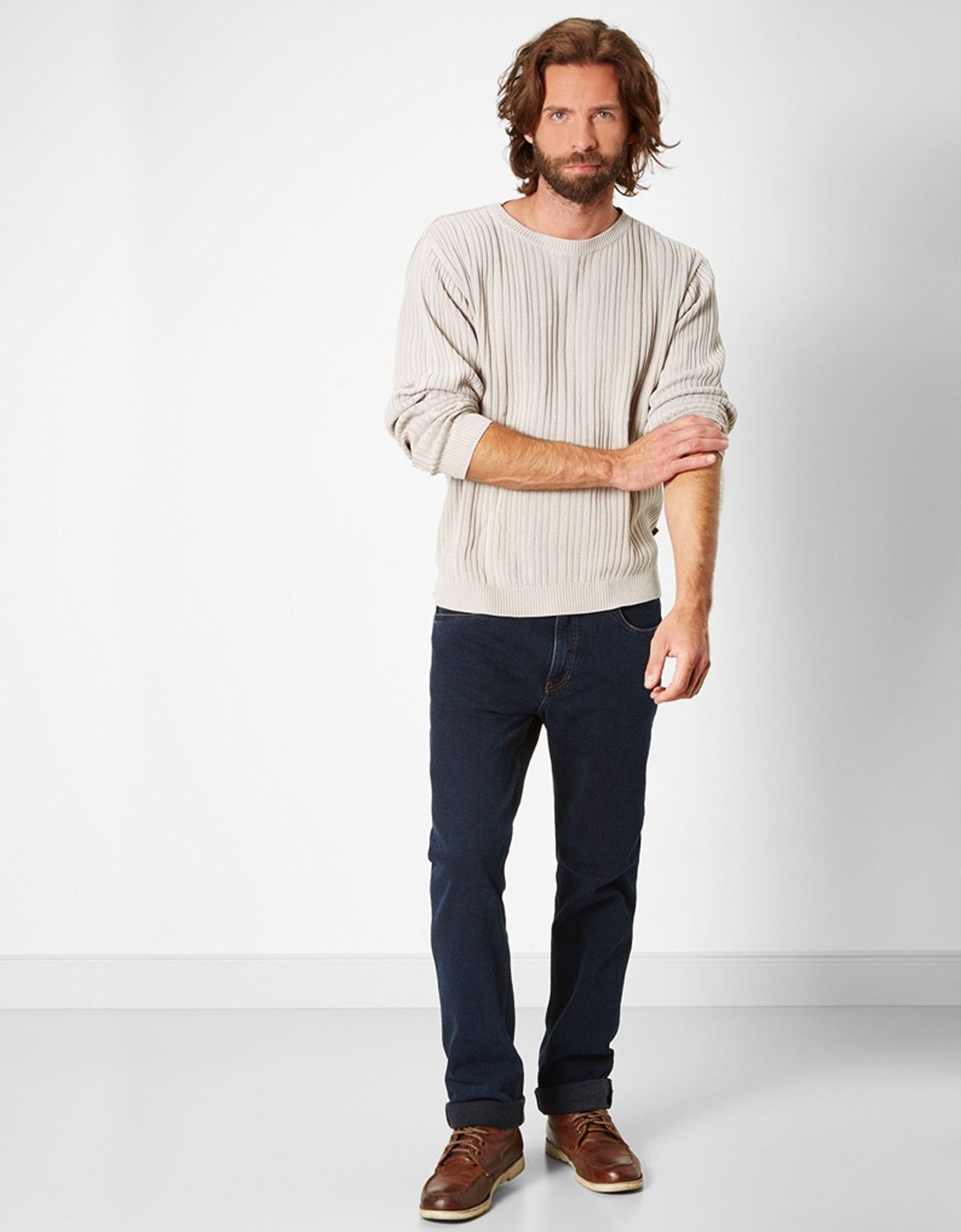 Джинсы синие мужские Redpoint | купить в интернет-магазине Olymp-Men