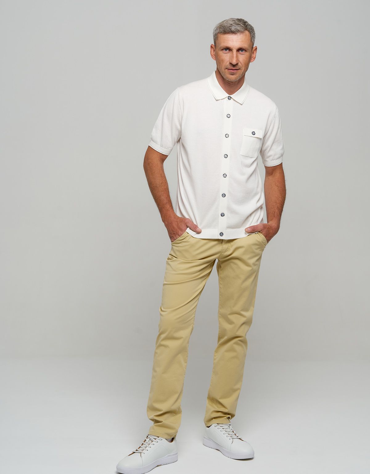 Рубашка-поло мужская Gratude с нагрудным карманом | купить в интернет-магазине Olymp-Men