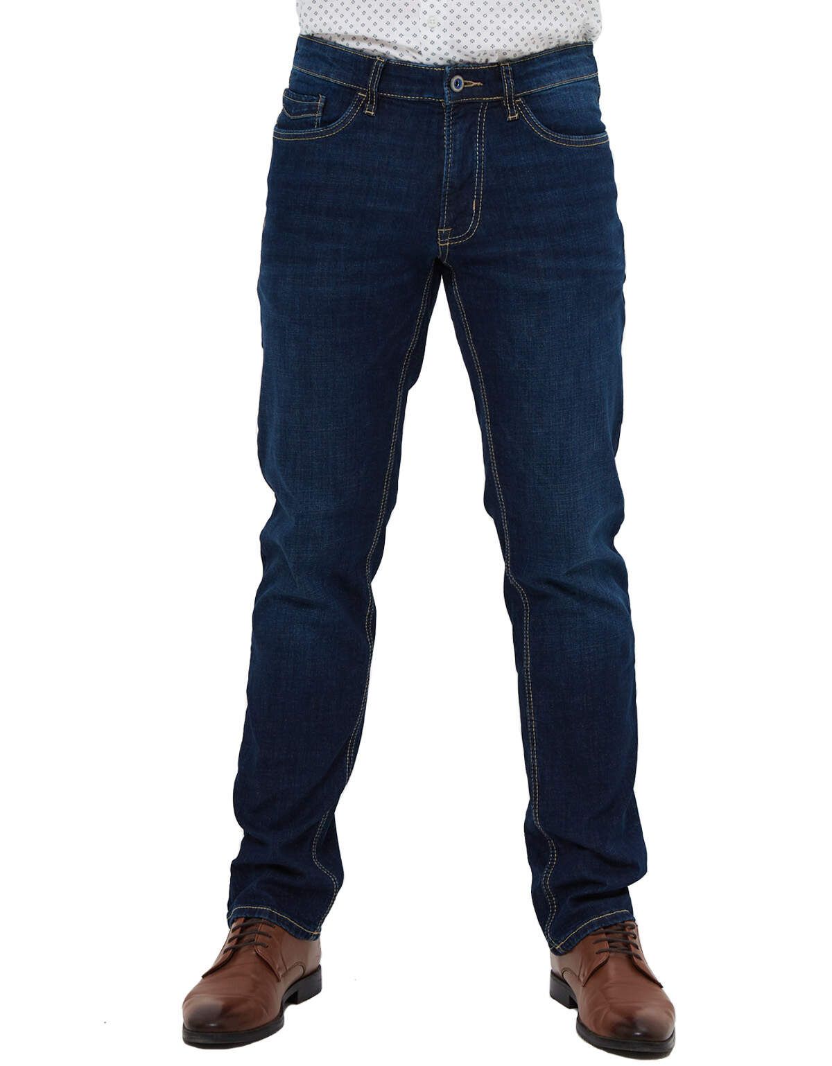 Джинсы синие мужские Hattric, regular fit | купить в интернет-магазине Olymp-Men