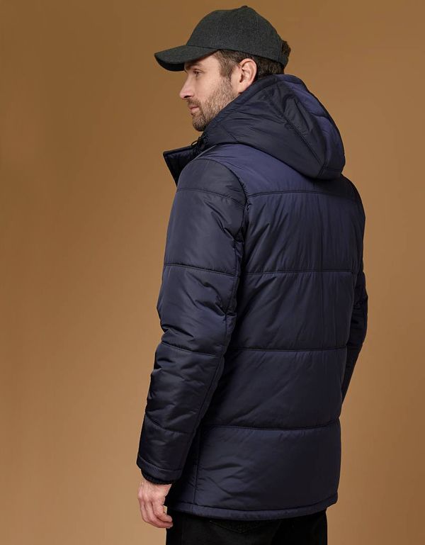 Куртка мужская Bazioni утепленная с капюшоном | купить в интернет-магазине Olymp-Men