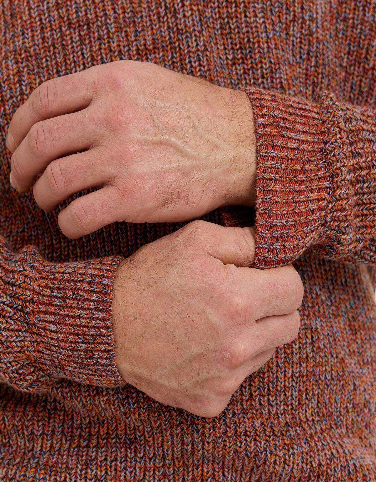 Свитер на молнии меланжевый Fynch-Hatton | купить в интернет-магазине Olymp-Men