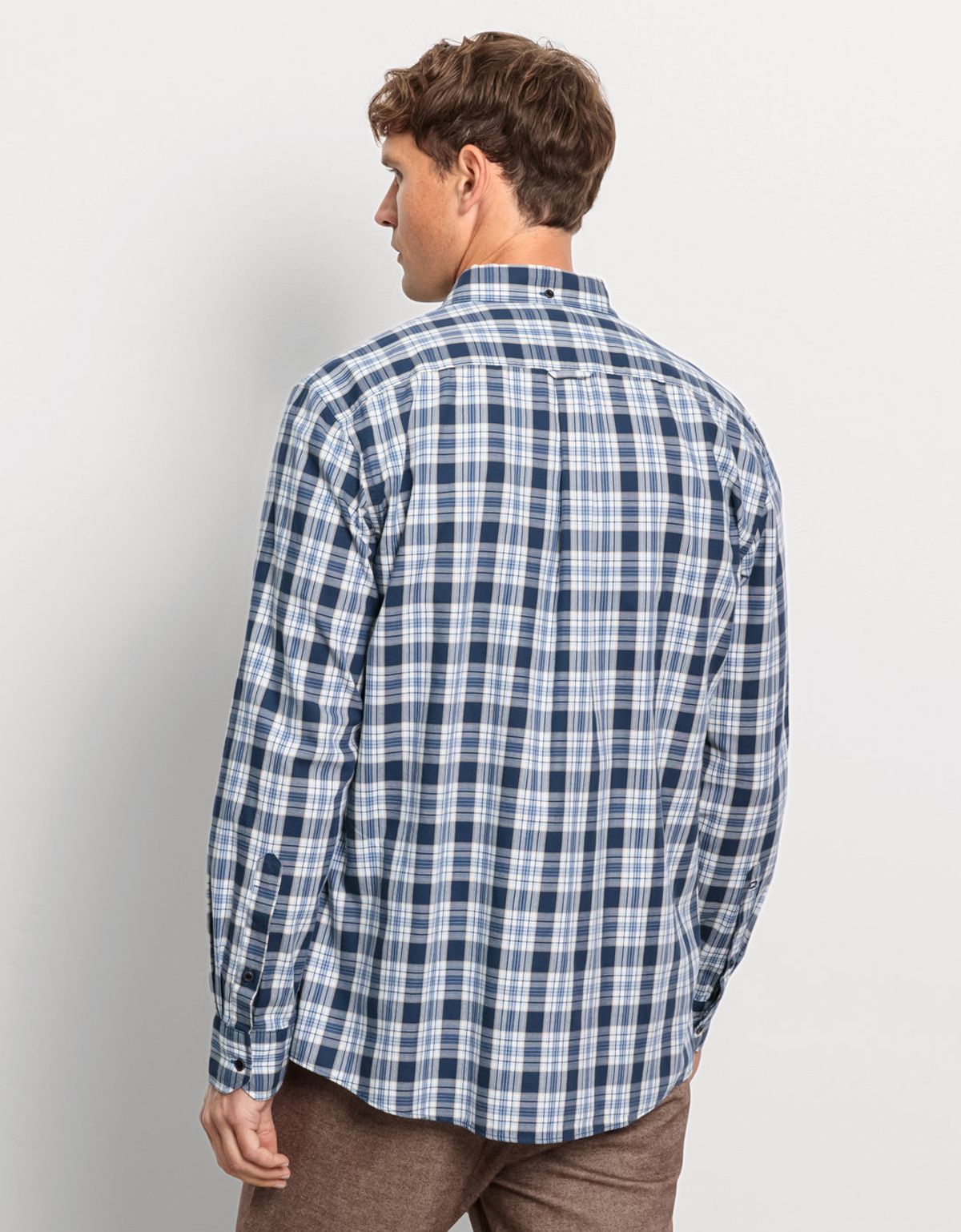 Рубашка мужская фланелевая OLYMP в клетку | купить в интернет-магазине Olymp-Men