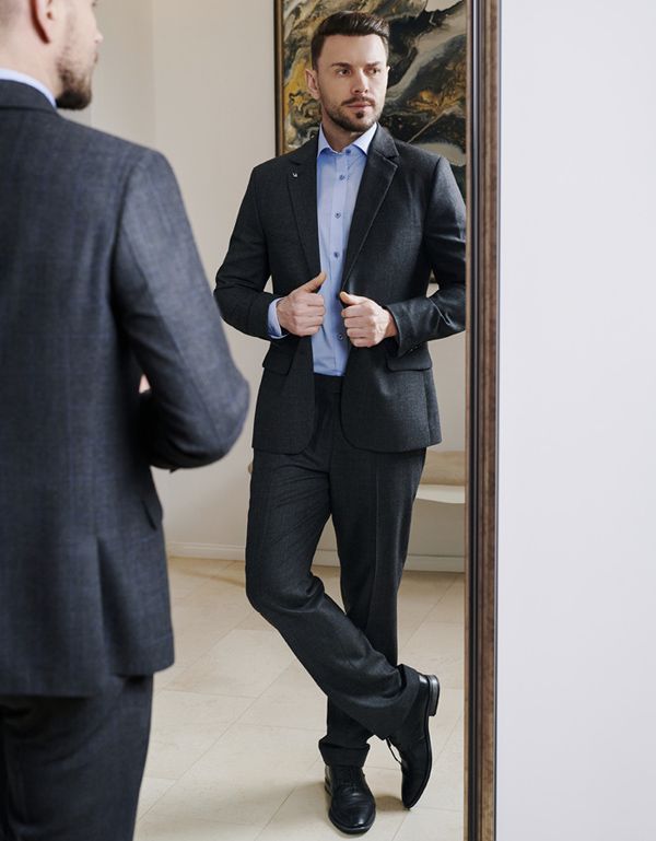 Пиджак мужской w.Wegener шерстяной, 2 шлицы | купить в интернет-магазине Olymp-Men