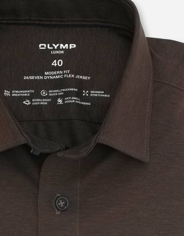 Рубашка трикотажная мужская OLYMP 24/7, modern fit | купить в интернет-магазине Olymp-Men