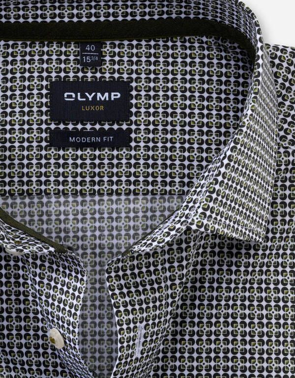 Рубашка мужская с принтом OLYMP Luxor, modern fit | купить в интернет-магазине Olymp-Men