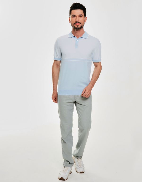 Поло мужское в полоску на пуговицах Gratude | купить в интернет-магазине Olymp-Men