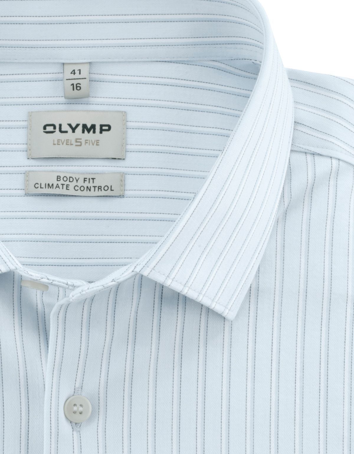 Рубашка мужская в полоску OLYMP Level Five 24/7, body fit | купить в интернет-магазине Olymp-Men