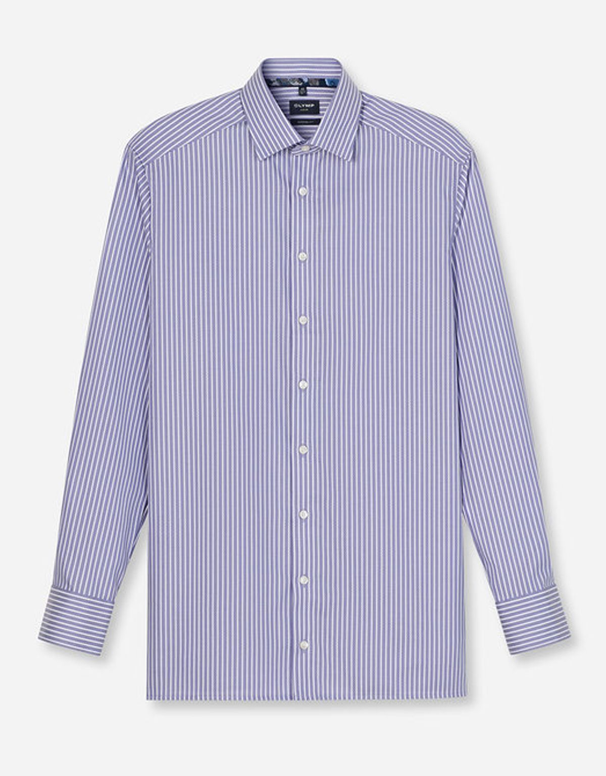 Рубашка мужская в белую полоску OLYMP Luxor, modern fit | купить в интернет-магазине Olymp-Men