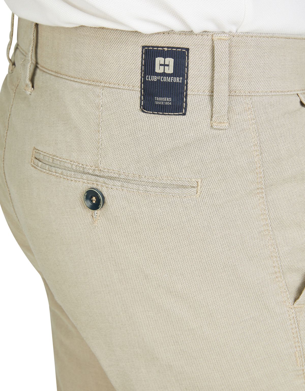 Брюки чинос бежевые мужские Club of Comfort хлопковые | купить в интернет-магазине Olymp-Men