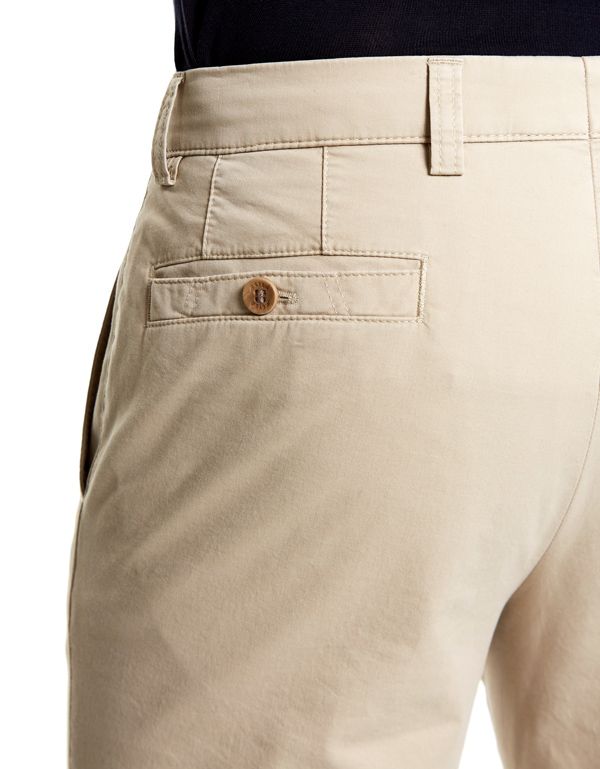 Брюки бежевые мужские Meyer из хлопка, прямой крой | купить в интернет-магазине Olymp-Men