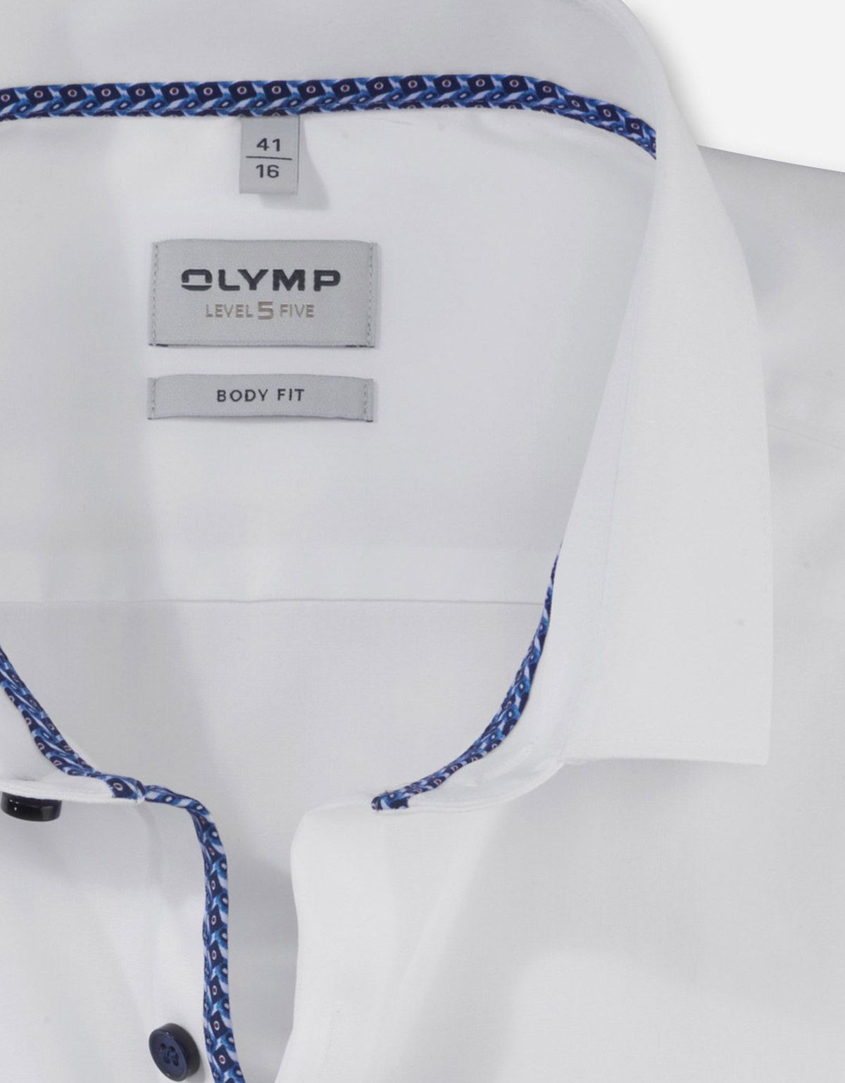 Сорочка классическая белая OLYMP Level Five, body fit | купить в интернет-магазине Olymp-Men