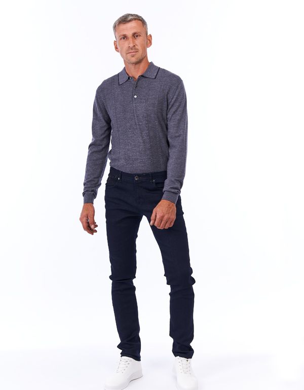 Джинсы мужские синие Gratude зауженные | купить в интернет-магазине Olymp-Men