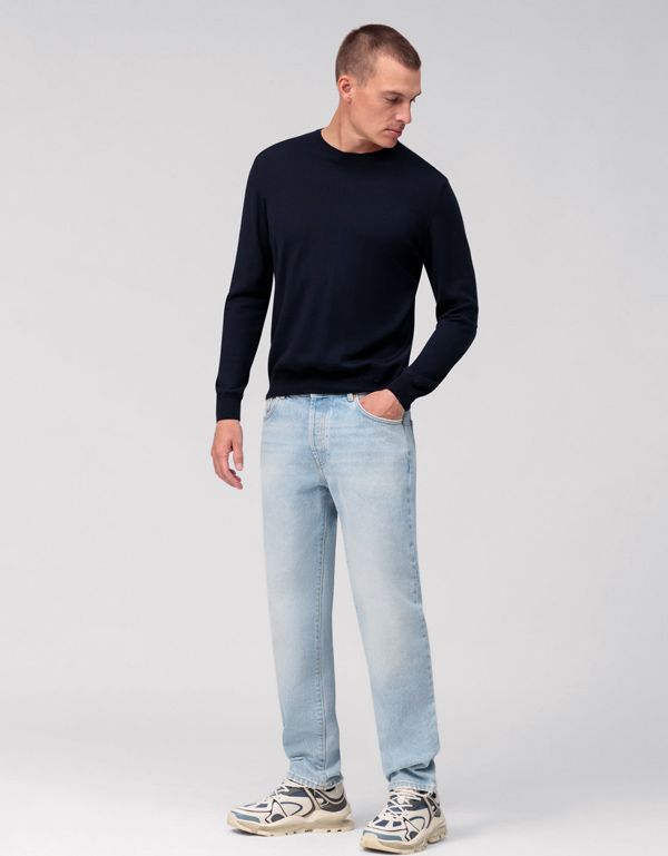 Джемпер мужской с круглым воротом | интернет-магазин Olymp-Men