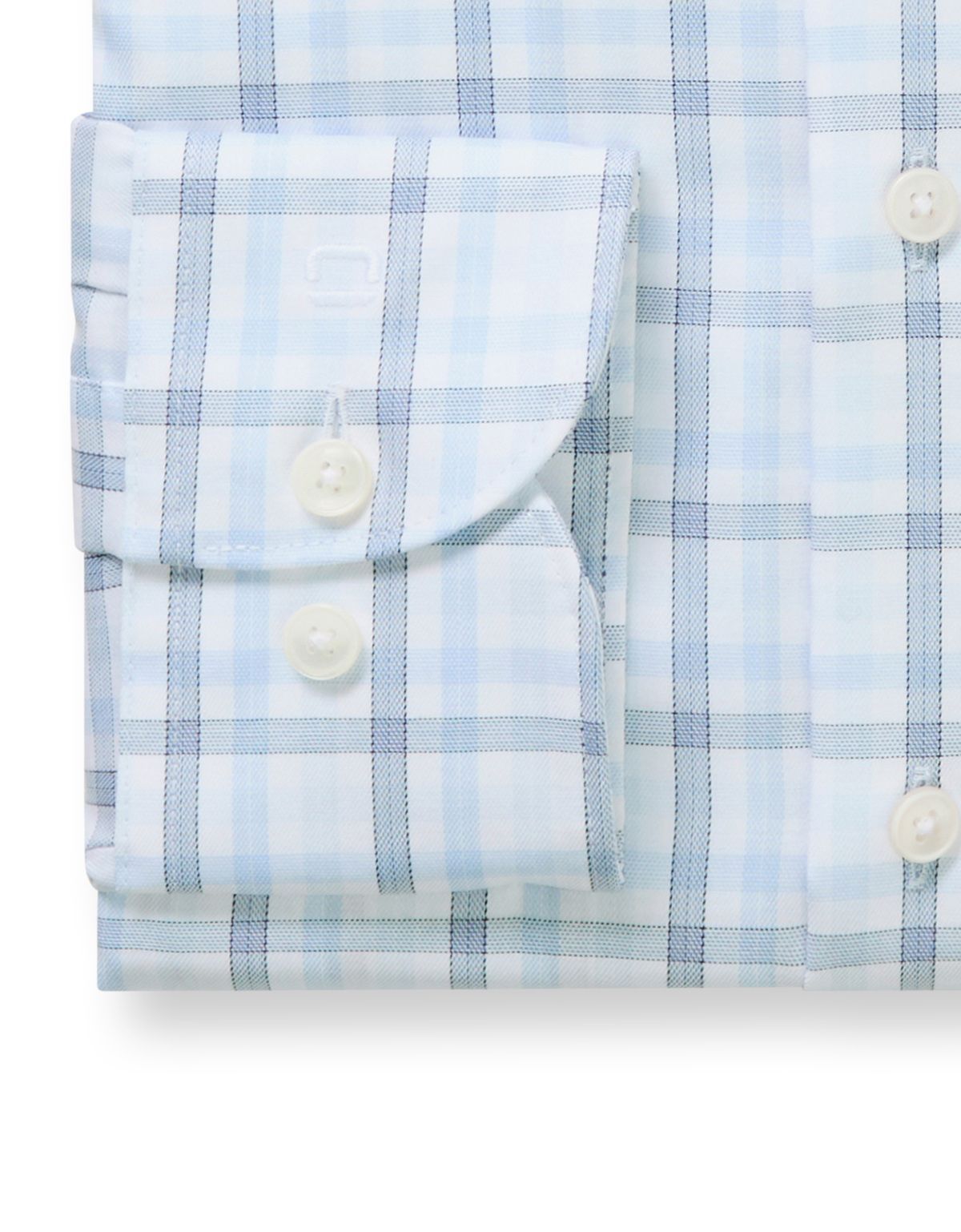 Рубашка в голубую клетку OLYMP Luxor, прямой крой на высокий рост | купить в интернет-магазине Olymp-Men