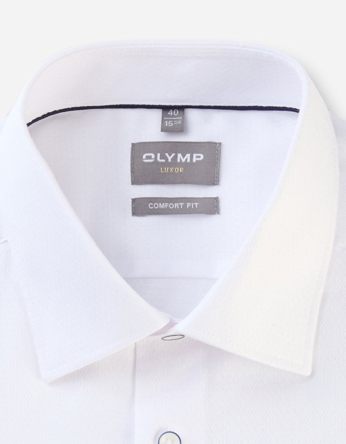 Рубашка белая классическая мужская OLYMP Luxor, прямой крой | купить в интернет-магазине Olymp-Men
