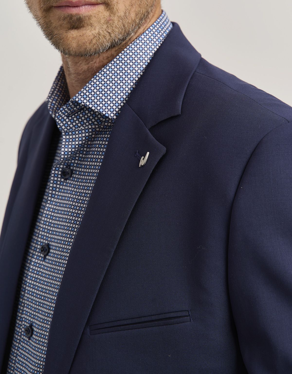 Пиджак мужской синий w.Wegener | купить в интернет-магазине Olymp-Men