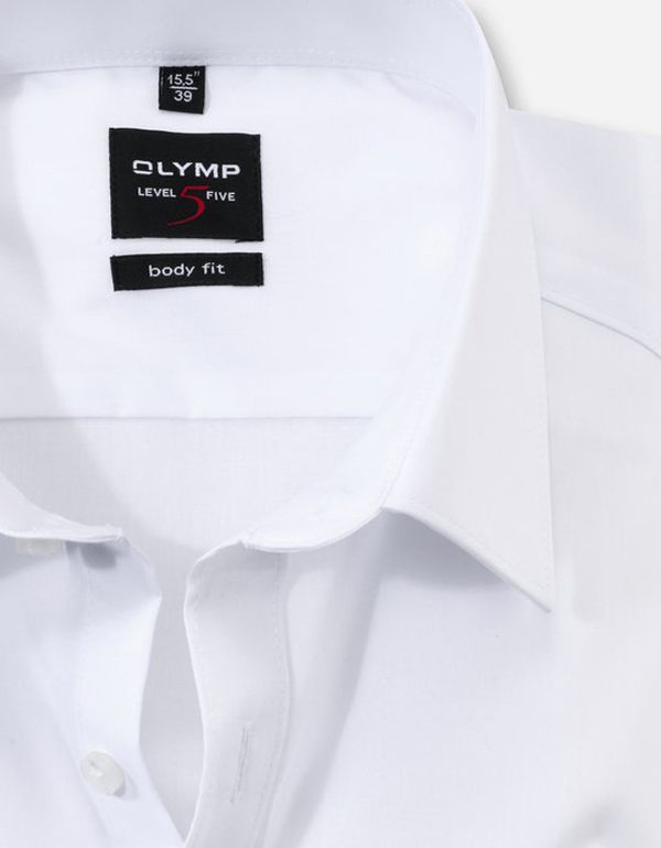 Сорочка белая OLYMP, приталенная на высокий рост | купить в интернет-магазине Olymp-Men