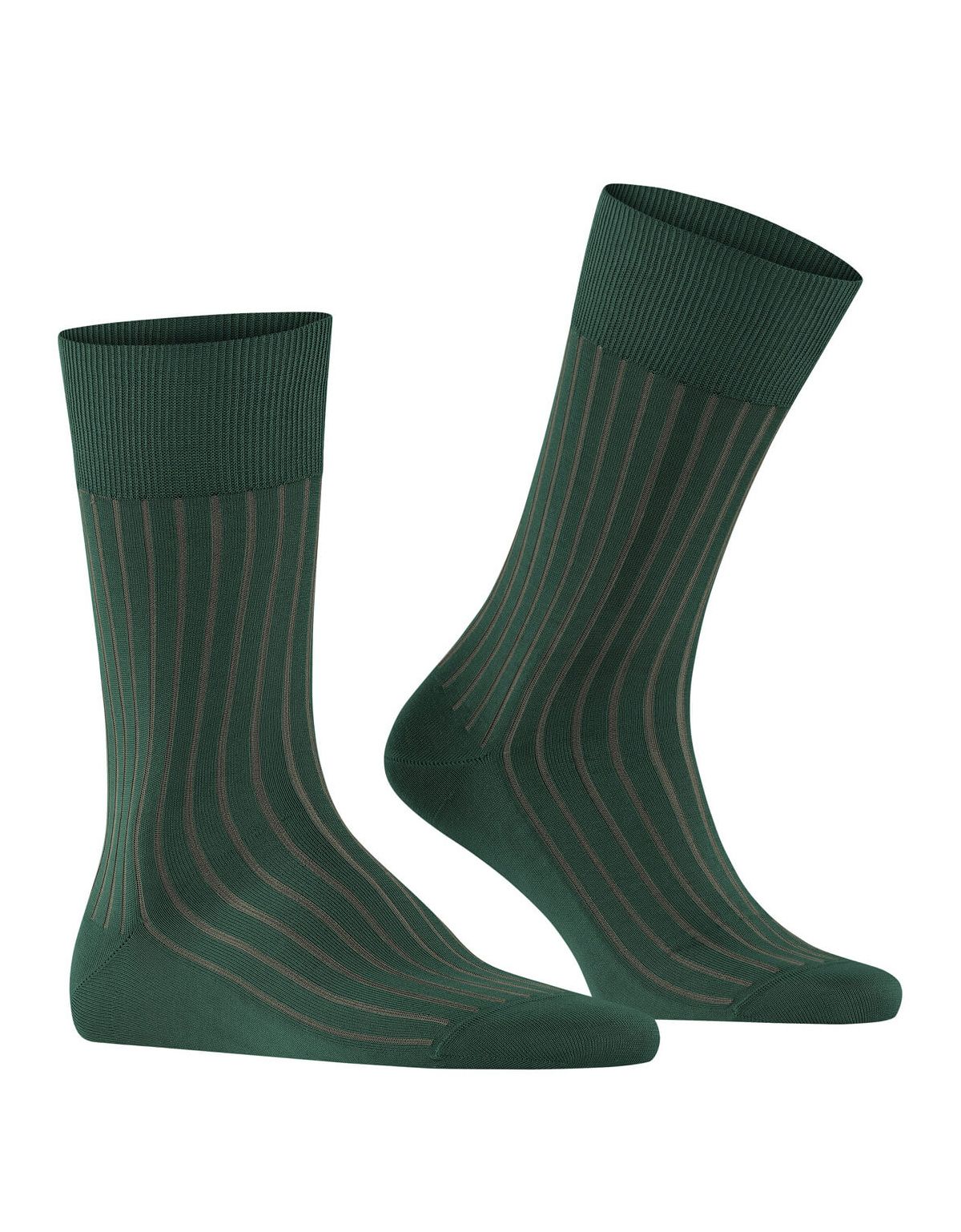 Носки зелёные в полоску FALKE из мерсеризированного хлопка | купить в интернет-магазине Olymp-Men